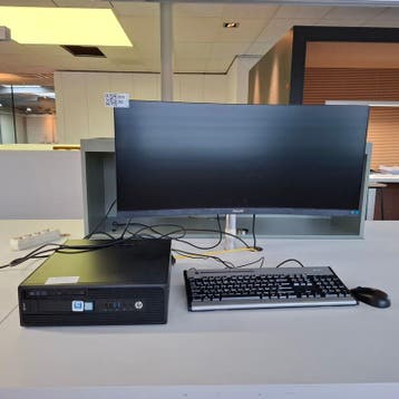 Computer met monitor HP, Z240, core i7, Nieuw