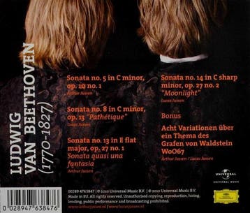 cd - lucas jussen arthur jussen - Beethoven Piano Sonatas..., Verzenden, Zo goed als nieuw