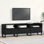 vidaXL TV-kast met lade Zwart Eiken 150 x 30 x 44,5 cm, Huis en Inrichting, Kasten | Televisiemeubels, 100 tot 150 cm, Verzenden
