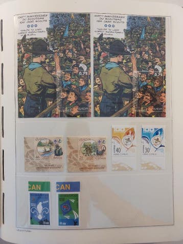 Europa CEPT modern kavel in Leuchtturm album, Ophalen of Verzenden
