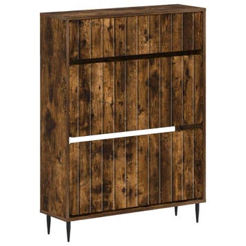 vidaXL Schoenenkast ZWOLLE 78 x 24 x 103 cm Bewerkt hout, Verzenden, Nieuw