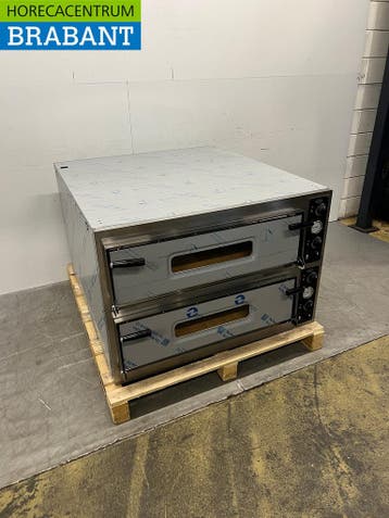 RVS Combisteel 2 x 6 Pizza’s 35 cm doorsnee 400V Horeca, Ophalen of Verzenden, Nieuw zonder verpakking