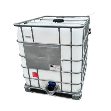IBC nieuw IBC009 staal 1000L - Transparant/Wit/Zwart, Nieuw