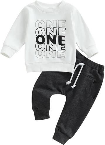 Cakesmash outfit met sweater en zachte broek One, Kinderen en Baby's, Verzenden, Nieuw, Sweet-One, Pakje