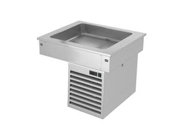 GGM Gastro | Drop-in koelbak - 800mm - +2 tot +8°C - 2x GN |, Verzenden, Nieuw in verpakking