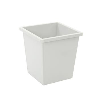 Vierkant tapse papierbak - grijs, Huis en Inrichting, Woonaccessoires | Prullenbakken, Verzenden, Nieuw