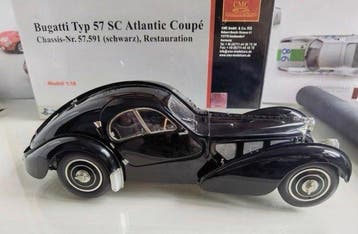 CMC 1:18 - Modelauto - Bugatti Type 57 SC Atlantic Coupé -, Hobby en Vrije tijd, Nieuw