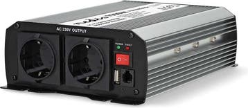 Nedis Auto Omvormer 1000W – 24V / 230V – 2x Stopcontact, Ophalen of Verzenden, Zo goed als nieuw