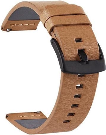 DrPhone LB1 – Universele 18mm Lederen Armband – Polsomtrek 1, Verzenden, Nieuw