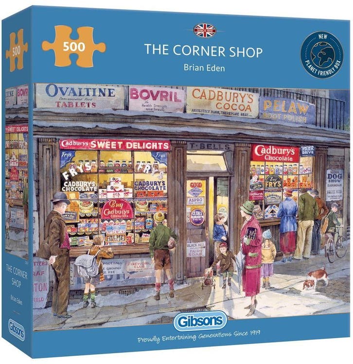 The Corner Shop Puzzel (500 stukjes) | Gibsons - Puzzels, Hobby en Vrije tijd, Denksport en Puzzels, Nieuw, Verzenden