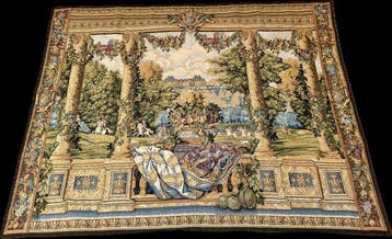 Grand Tapestry – Claye Tapisseries, Flanders – After Charles, Antiek en Kunst