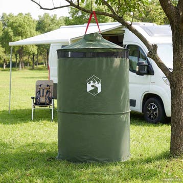 vidaXL Pop-up Toilet Tent met Hangende Touw 97 x 126 cm, Verzenden, Nieuw, Tot en met 2