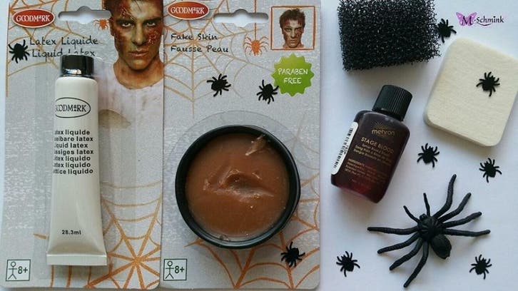 Grime pakket small - Carnaval - Halloween -  schmink - feest, Hobby en Vrije tijd, Feestartikelen, Halloween of Griezel, Feestartikel