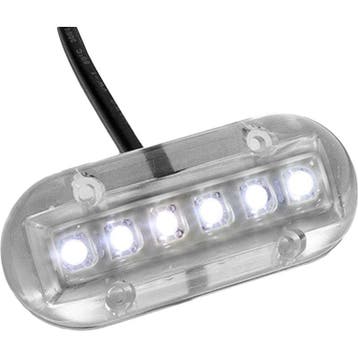 Onderwaterverlichting Boot LED Wit 12 Vdc 89x38mm, Watersport en Boten, Bootonderdelen, Ophalen of Verzenden, Nieuw
