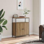 vidaXL Dressoir 70x30x80 cm bewerkt hout artisanaal, Huis en Inrichting, Kasten | Dressoirs, Verzenden, Nieuw, Overige houtsoorten