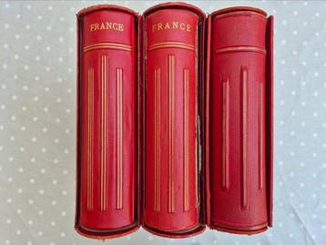 Frankrijk 1849/1984 - Set van 3 albums uit de uitgaven, Gestempeld
