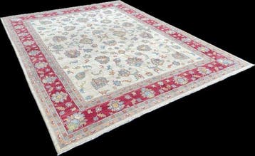 Afghan Feraghan Ziegler ( unused ) - handgeknoopt - wol -, Nieuw
