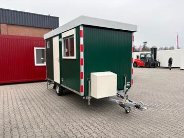 Schaftwagen snelverkeer - 4x2 meter met Berging en Toilet, Ophalen of Verzenden