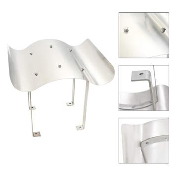 vidaXL Schoorsteenkap roestvrij staal 40 x 40 x 36 cm, Huis en Inrichting, Verzenden, Nieuw