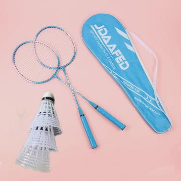 Badminton Racket Set: 2 Ultra-Lichte Rackets, Tas & 3 Shuttl, Verzenden, Nieuw