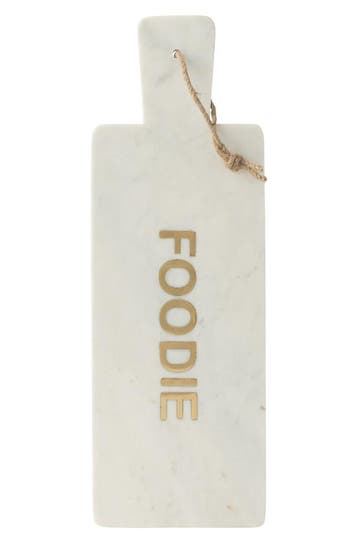 Kaasplank Rechthoek Foodie Marmer Wit, Verzenden, Nieuw