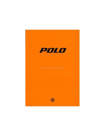 1976 VOLKSWAGEN POLO BROCHURE NEDERLANDS, Nieuw, Volkswagen, Author