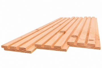 Douglas triple Rhombusprofiel | Gevelbekleding | Overkapping, Ophalen of Verzenden, Nieuw, Overige houtsoorten, Plank