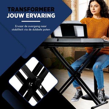 2dekans | Finesse Keyboard Standaard - Verstelbaar - Statief, Ophalen of Verzenden, Zo goed als nieuw