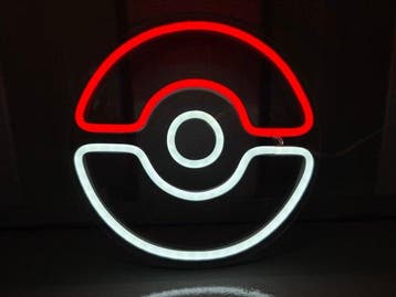 GEEN RESERVE Pokémon Neon Sign - Decoratieve Verlichte, Nieuw