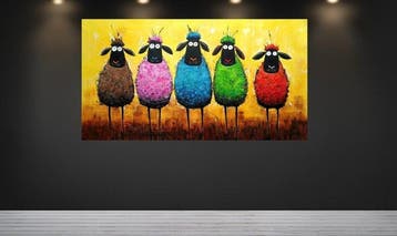Piotr Piskorz - Sheep dress in Prada XXL