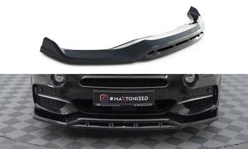 Voorspoiler V.3 BMW X5 F15 M Pakket Maxton Glans Zwart, Ophalen of Verzenden, Nieuw