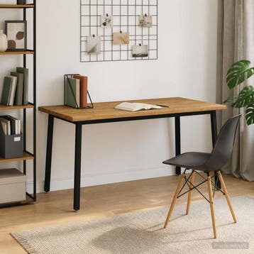 vidaXL Live Edge Eettafel 160 x 70 x 75 cm Massief, Huis en Inrichting, Tafels | Eettafels, Verzenden, Nieuw