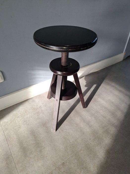 IKEA - Kruk - Hout - Vintage sevnerik kruk, Antiek en Kunst, Antiek | Meubels | Stoelen en Banken