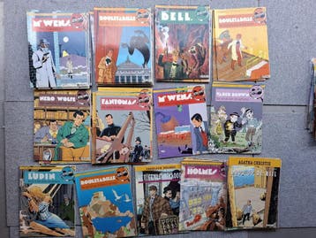 Collectie Detectivestrips - Sherlock Holmes strips misdaad, Boeken, Verzenden, Gelezen