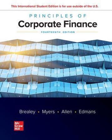 9781265074159 Principles of Corporate Finance ISE, Boeken, Verzenden, Zo goed als nieuw, Richard A. Brealey