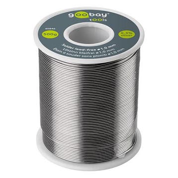Soldeertin | Goobay (Ø 1 mm, 500 gram), Verzenden, Nieuw