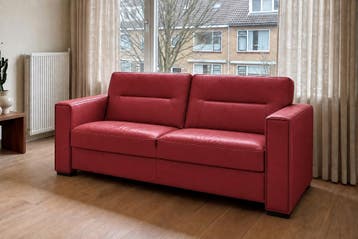 Bankstel Purmerend - 2 zits banken - Rood, Nieuw, Stof
