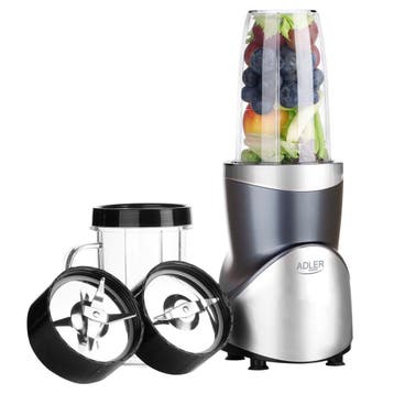 Adler AD 4084 Blender 1200W met 4 Bekers – Smoothie Blender, Ophalen of Verzenden, Nieuw