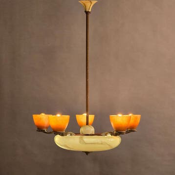 hanglamp Art Deco 271 Refurbished, Ophalen, Zo goed als nieuw, Overige materialen, Anders