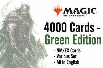4000 English Cards - Green Edition - NM/EX Bulk Collection, Nieuw