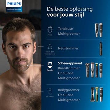 Philips Scheerapparaat 5000 series S5887/35 (Mooi & Gezond), Verzenden, Nieuw