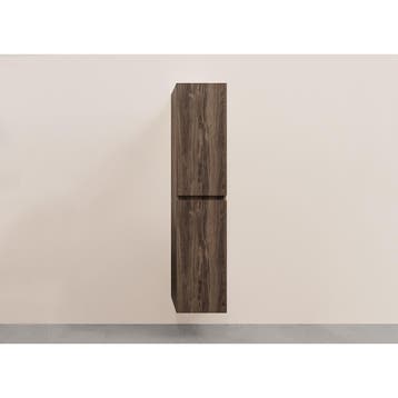 Wiesbaden Alvara Kolomkast - 160x35x35cm - Donker Eiken, Ophalen of Verzenden, Nieuw