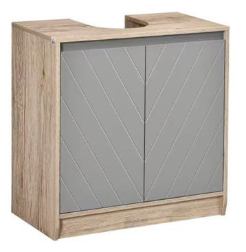 Onder Wastafel Badkamerkast met Plank – Compact en Modern, Huis en Inrichting, Badkamer | Badkamermeubels, Verzenden, Nieuw