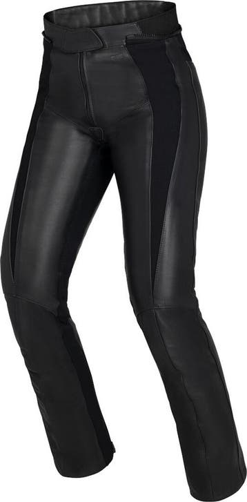 IXSAberdeenDamesZwarteLerenMotorbroek, Motoren, Kleding | Motorkleding, Nieuw met kaartje, Broek | leer, Verzenden, IXS