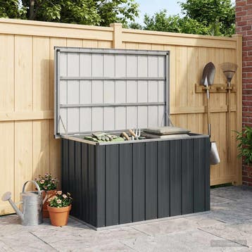 vidaXL Tuinbox 109x67x65 cm antraciet, Verzenden, Nieuw