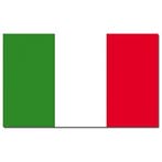 Gevelvlag/vlaggenmast vlag Italie 90 x 150 cm - Italie ver.., Hobby en Vrije tijd, Ophalen of Verzenden, Nieuw