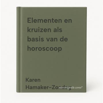 Elementen en kruizen als basis van de horoscoop, Boeken, Verzenden, Zo goed als nieuw, Karen Hamaker-Zondag