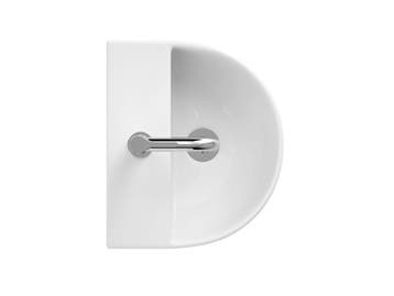 Atlantic Joe - fonteinset halfrond - 30x25,5x11,5 cm - wit, Verzenden, Nieuw