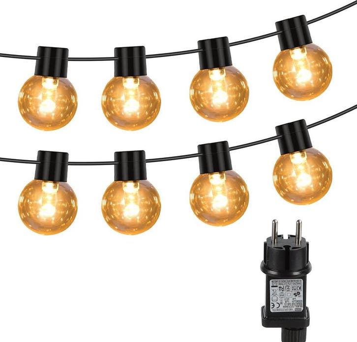 Aigostar Lichtsnoer 10m - 20 LED Bollen - Lichtslinger voor, Huis en Inrichting, Lampen | Overige, Zo goed als nieuw, Verzenden