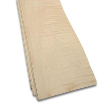 Esdoorn (gewaterd) fineer | 185x17 cm, Verzenden, Nieuw